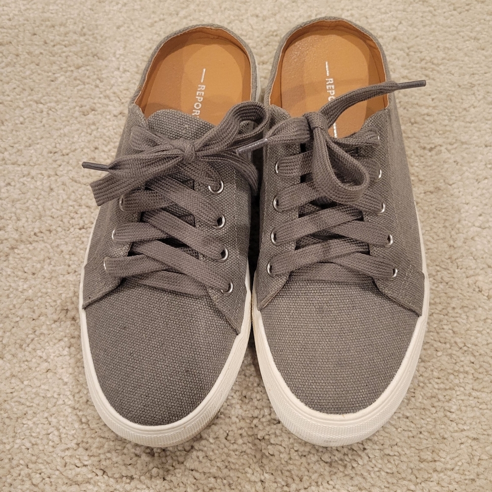 Report Mule Sneakers in grey size 7 slip on